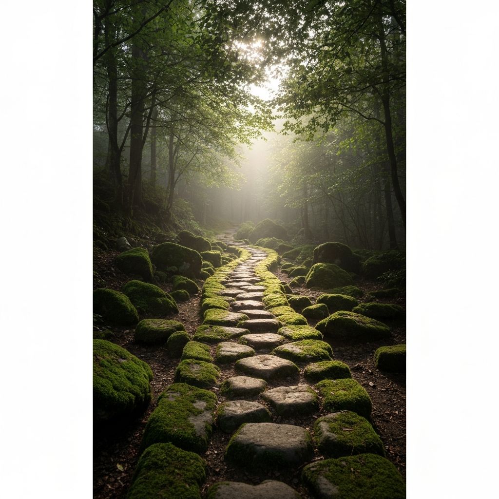 A quiet natural setting representing calm and reflection